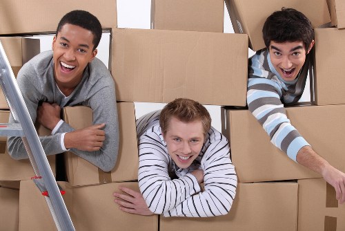 Office furniture and technology being moved during a Brunswickpark business relocation