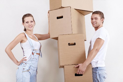 Professional team handling a small removals job in Brunswickpark